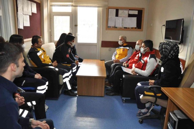 Karaman’da Acil Sağlık Personeli Ödüllendirildi