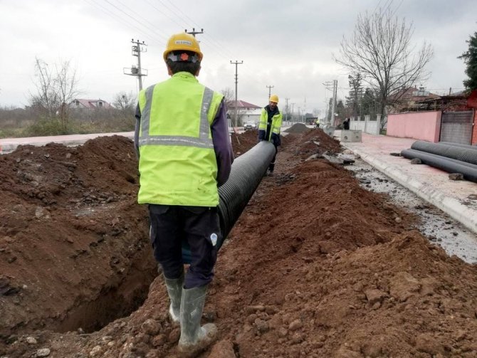 Saski̇, Kuzuluk’ta Yağmursuyu Hattını Yeniliyor
