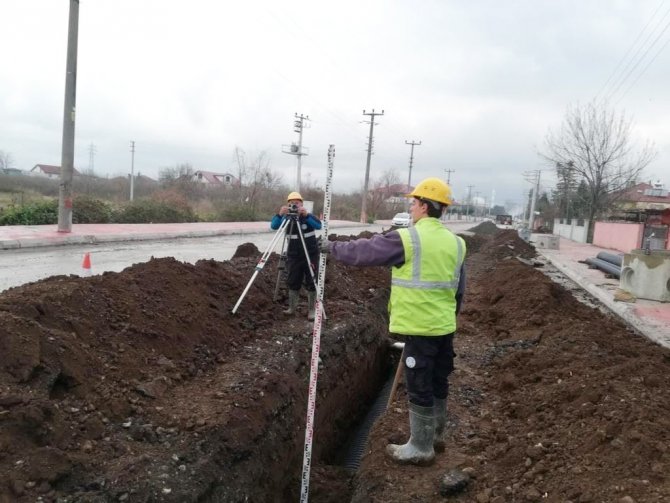 Saski̇, Kuzuluk’ta Yağmursuyu Hattını Yeniliyor