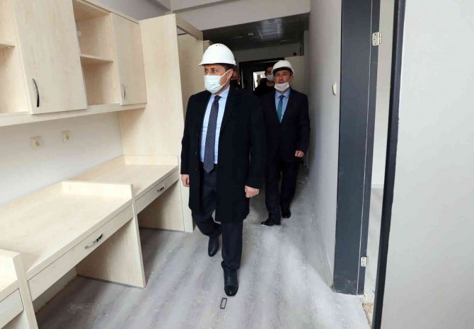 Amasya’da Bin Kişilik Öğrenci Yurdu Tamamlanmak Üzere