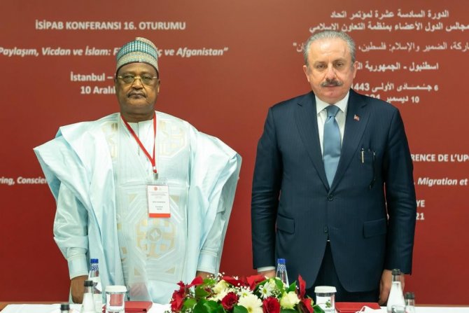 Tbmm Başkanı Mustafa Şentop Nijer Ulusal Meclis Başkanı Seini Ouamaru Ve Parlamento Heyeti Üyeleriyle Görüştü
