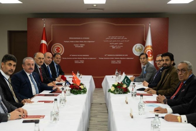 Tbmm Başkanı Şentop, Pakistan Ulusal Meclis Başkan Yardımcısı Ve Beraberindeki Heyeti Kabul Etti