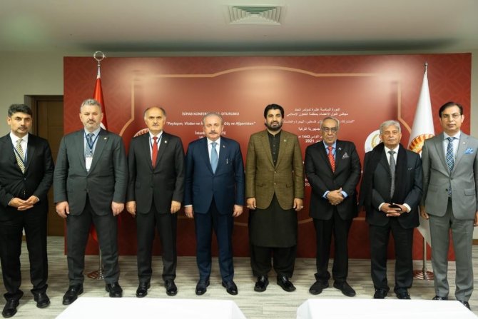 Tbmm Başkanı Şentop, Pakistan Ulusal Meclis Başkan Yardımcısı Ve Beraberindeki Heyeti Kabul Etti