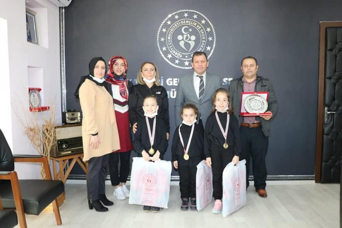 Jimnastik Sporcularından Kabakcı’ya Ziyaret