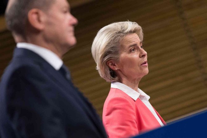 Almanya Başbakanı Scholz, Avrupa Komisyonu Başkanı Von Der Leyen İle Görüştü