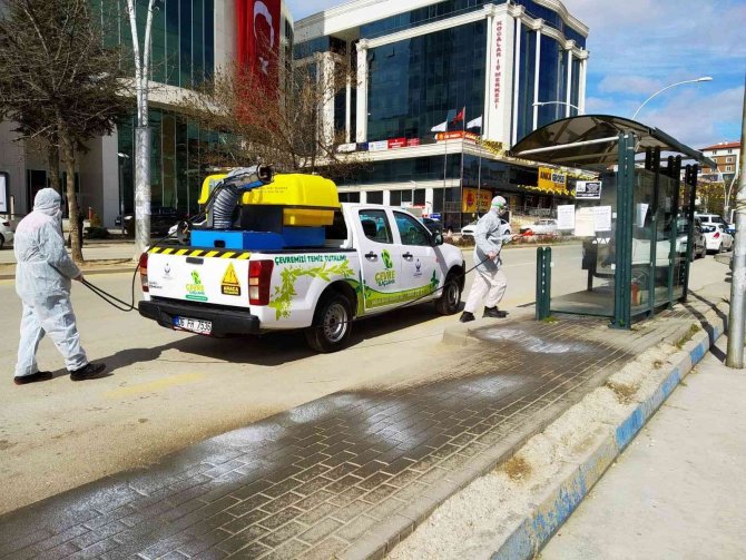 Kahramankazan Korona Virüsle Mücadelede Tepeden Tırnağa Temizleniyor