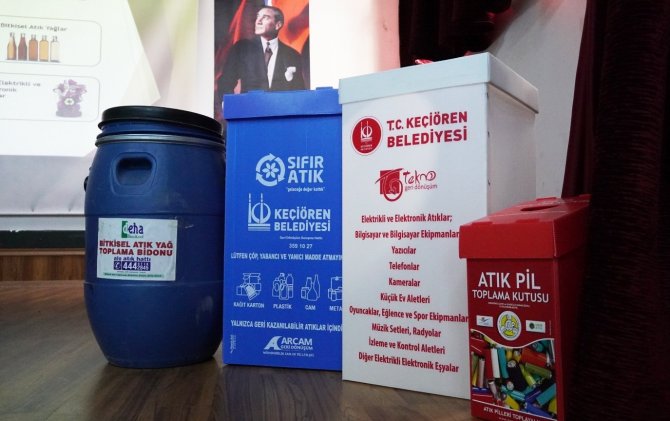 Keçiören Belediyesi Öğrencilere Geri Dönüşümü Anlattı
