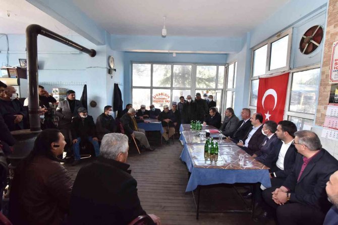 Başkan Altay Çeltik Ve Yunak’ın Mahallerinde Vatandaşlarla Buluştu