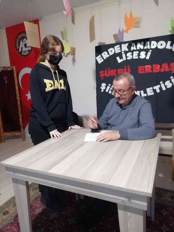 Şair Ve Yazar Erbaş, Erdek Anadolu Lisesi’nde