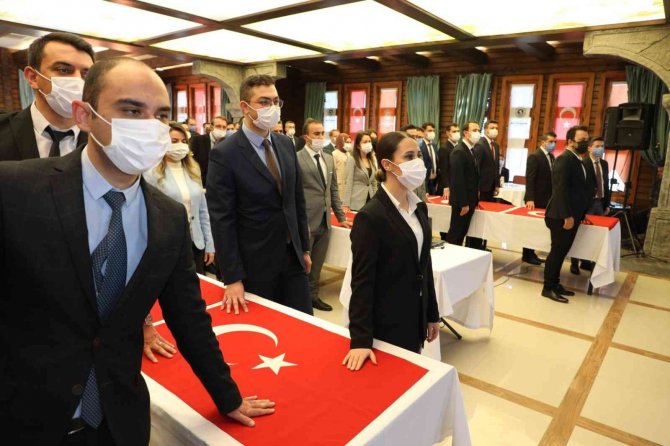 114 Aday Memur Yemin Ederek Asaletini Aldı