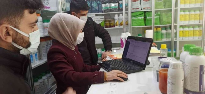 Siirt’te Sahte Ve Ruhsatsız Zirai İlaçlara Yönelik Denetim Yapıldı