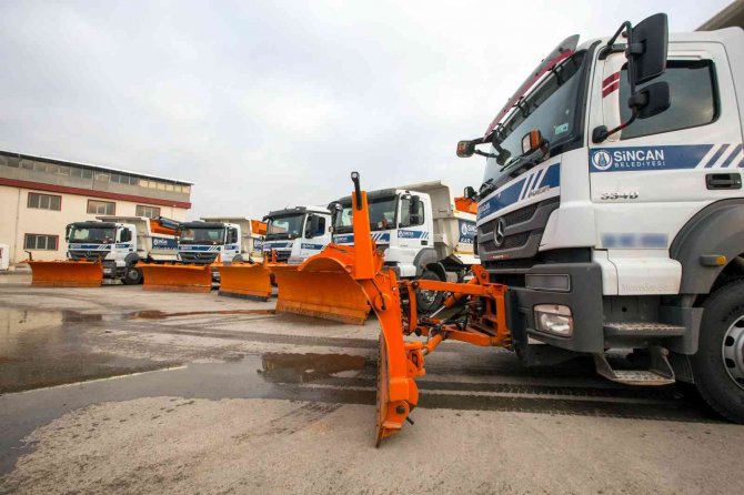 Sincan Belediyesi Kış Hazırlıklarını Tamamladı