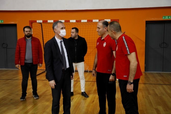 Fenerbahçe Maçı Öncesi Başkan Taban’dan Moral Ziyareti