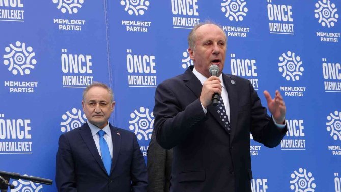 Memleket Partisi Genel Başkanı İ̇nce Eski Partisi Chp’ye Sert Sözlerle Yüklendi
