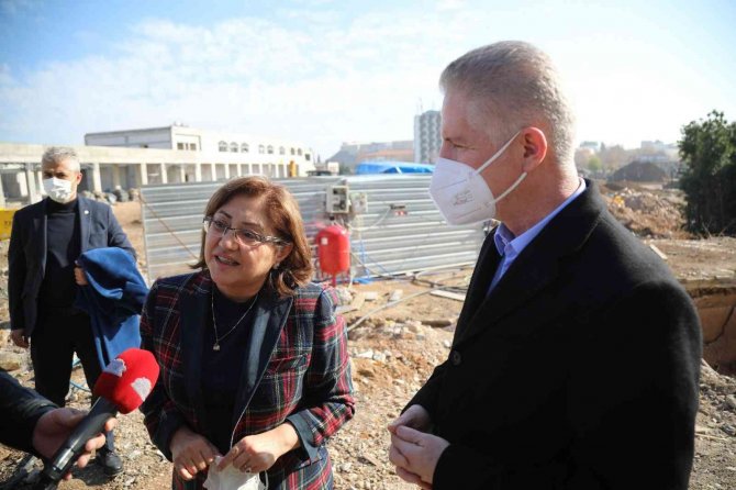 Şahin, Millet Bahçesi Çalışmalarını Yerinde İnceledi