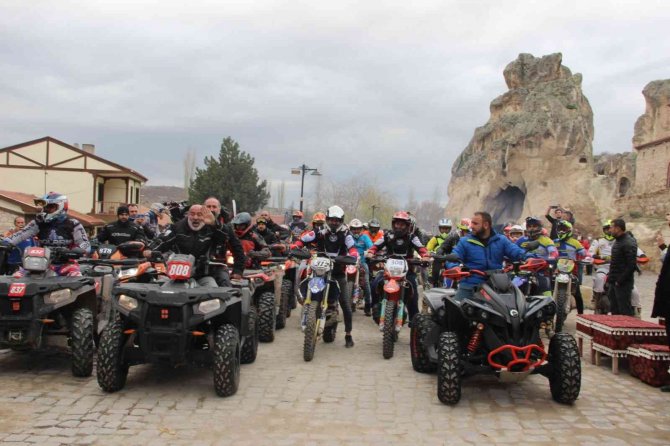 3 Bin Yıllık Vadide Atv Ve Motosiklet Heyecanı Yaşandı