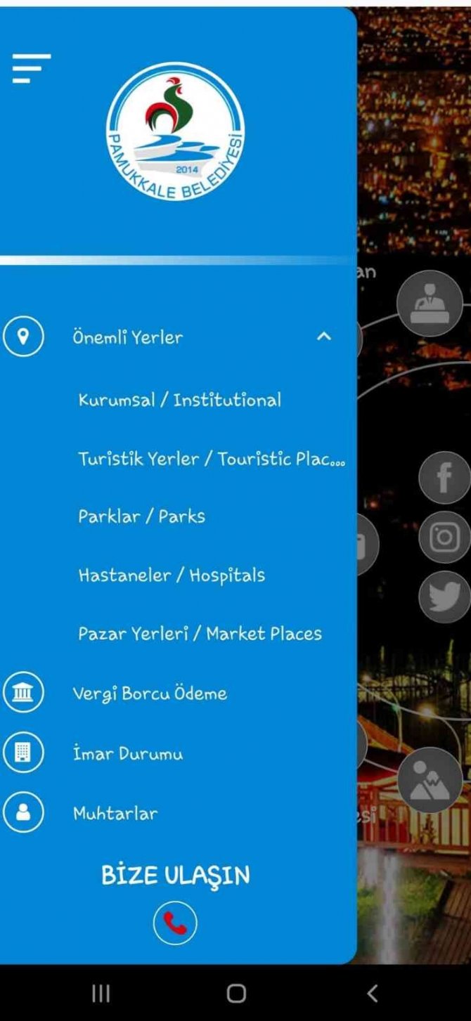 Pamukkale Belediyesi Cep Uygulamasını Yeniledi