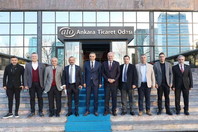 Sgk Başkanı Ceylan’dan Ato Başkanı Baran’a Ziyaret