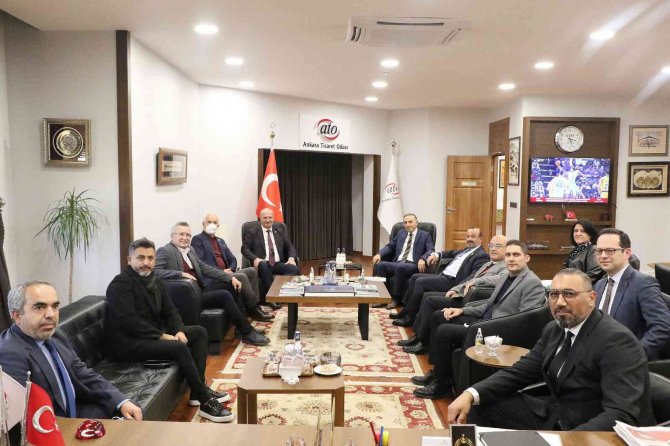 Sgk Başkanı Ceylan’dan Ato Başkanı Baran’a Ziyaret