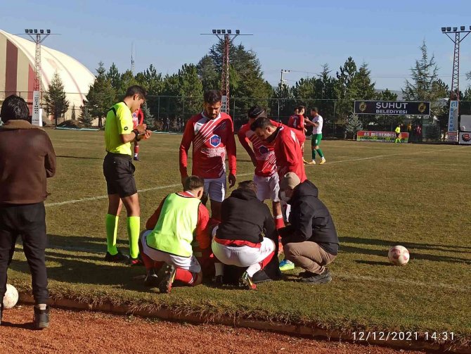 Şuhut Hisarspor, Dinar Belediye Spor’u Tek Golle Geçti