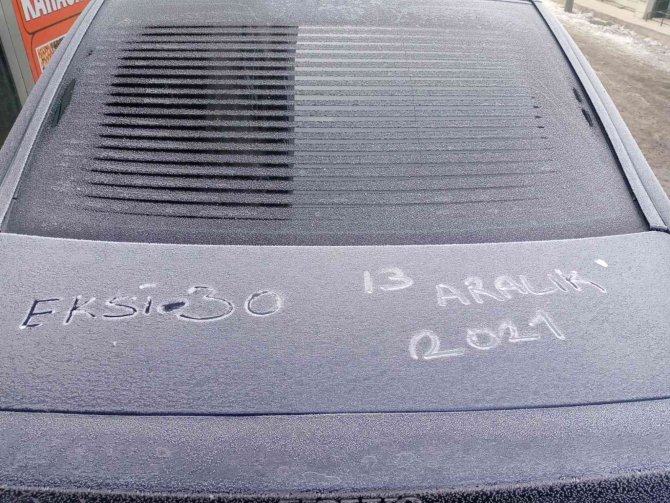 Göle’de Soğuk Hava Ve Sis Etkili Oluyor