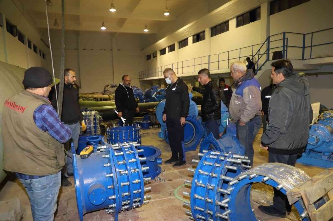 15 Bin Metreküplük Su Deposu Ve Terfi Merkezi Yenilendi