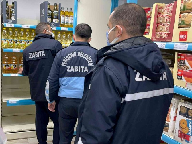 Yenişehir Belediyesi 6 Markete Cezai İşlem Uyguladı