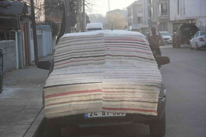Erzincan’da Kırağı Ve Buzlanmaya Karşı Battaniye Önlemi