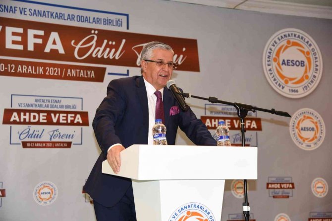 Aesob’dan Ahde Vefa Ödül Töreni