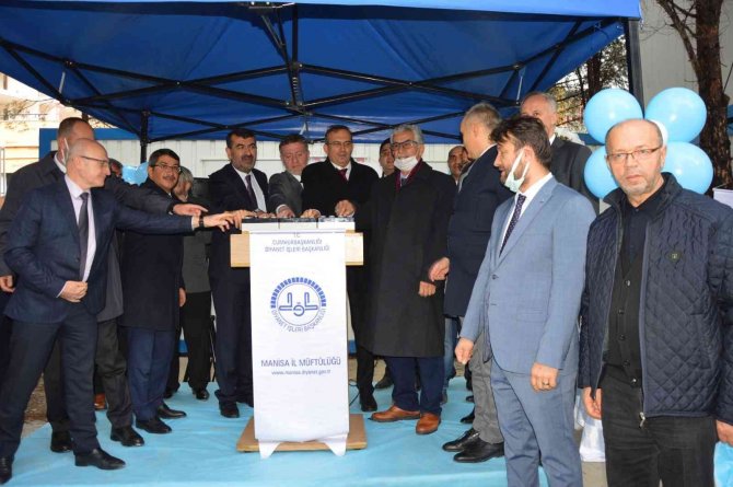 Manisa’da ’Din Hizmetleri Merkezi’nin Temeli Dualarla Atıldı