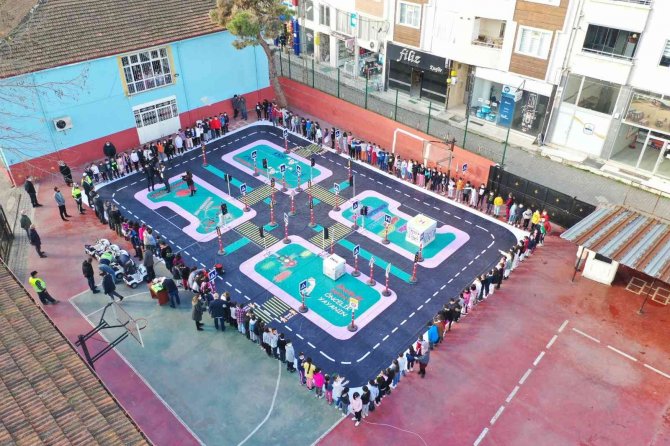 Çarşamba’da Çocuklara Trafik Eğitimi