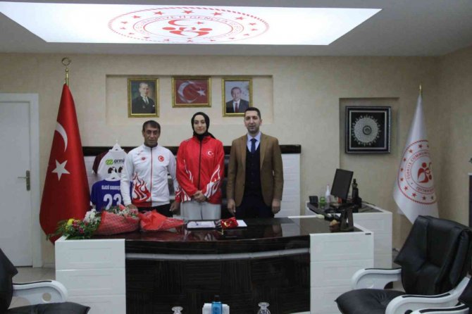 Dünya 3’üncüsü Ahsen Duran Memleketi Elazığ’da