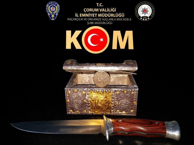 Çorum’da Tarihi Eser Operasyonu