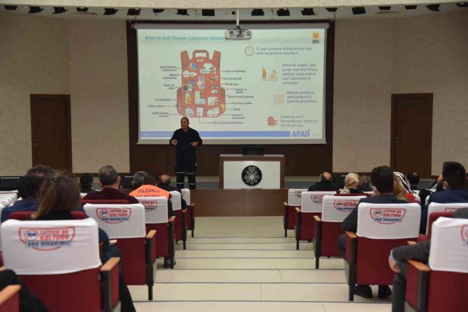 Selçuklu’da Afet Farkındalık Eğitimi