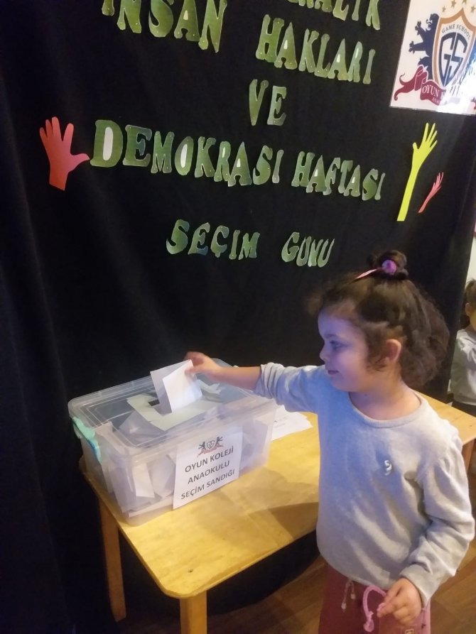 Mersin’de Anaokulu Öğrencileri İçin ’İ̇nsan Hakları Ve Demokrasi’ Etkinliği