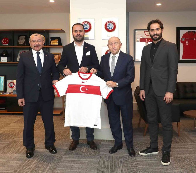 Engelli Spor Federasyonları Başkanlarından Nihat Özdemir’e Ziyaret