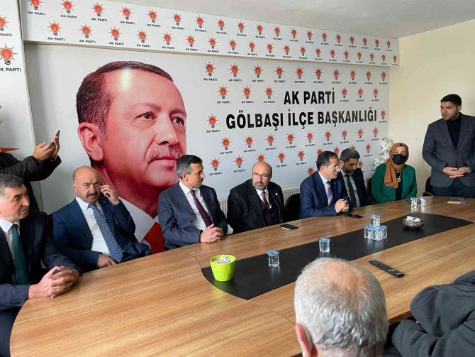 Gölbaşı İlçesinde Ak Parti Daraltılmış Danışma Meclisi Toplantısı Düzenledi