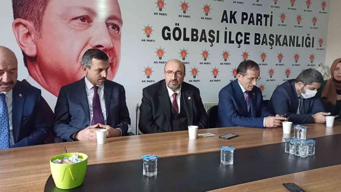 Gölbaşı İlçesinde Ak Parti Daraltılmış Danışma Meclisi Toplantısı Düzenledi