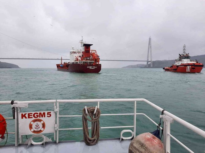 İ̇stanbul Boğazı’nda Tanker Arızası