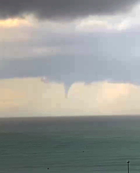 Antalya’da Denizde Dev Hortum Oluştu