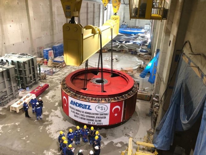 Türkiye’nin En Büyük Barajının Yapımında Yüzde 91 Seviyesine Ulaşıldı