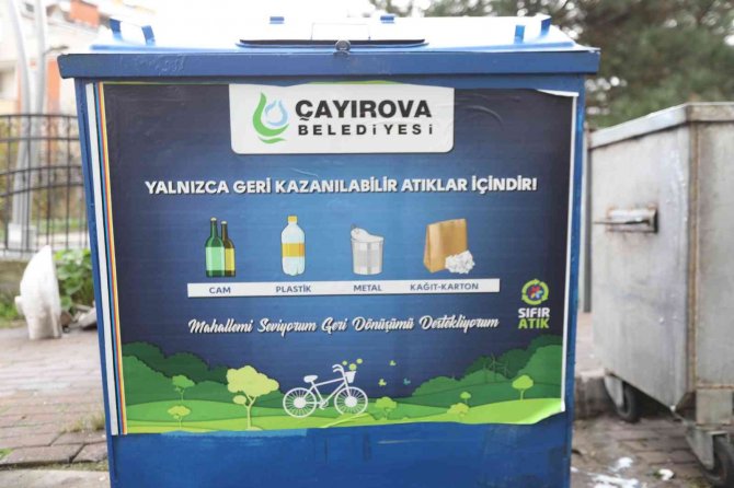 Geri Dönüşüm Konteynerleri Yenileniyor