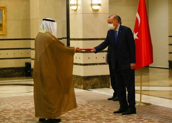 Cumhurbaşkanı Erdoğan, Birleşik Arap Emirlikleri Büyükelçisini Kabul Etti