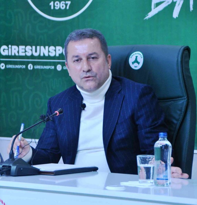 Hakan Karaahmet: "Tek Derdimiz Giresunspor Süper Lig’de Kalıcı Olsun"