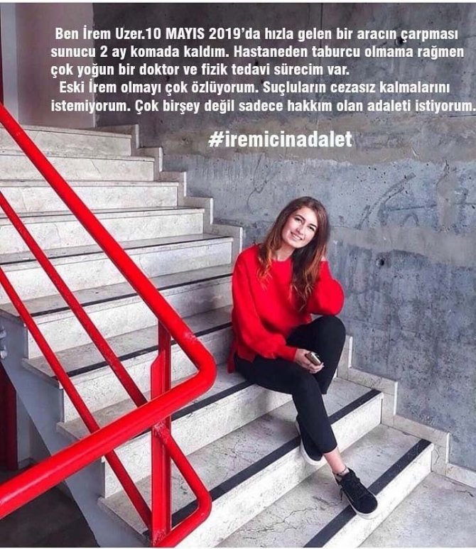 Üniversiteli İ̇rem’e Çarpan Sanığın Davasında Karar