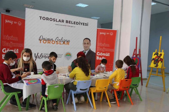 Toroslar Belediyesinin Resim Atölyesi Çocukların Gözdesi Oldu