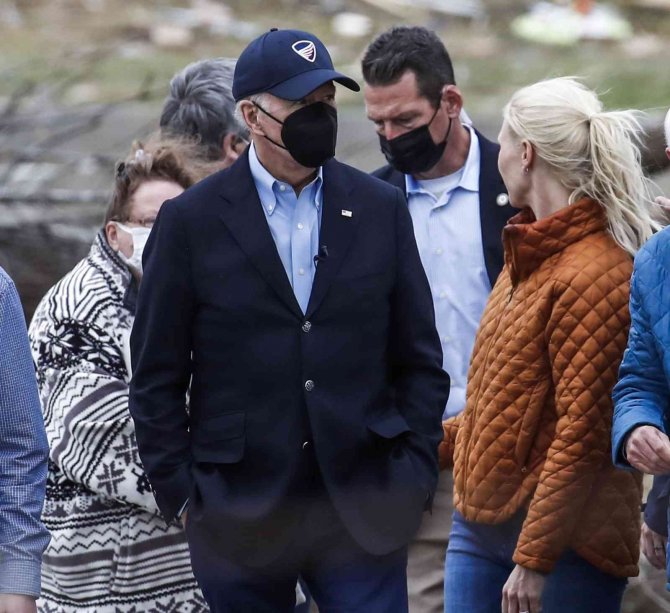 Biden’dan Hortumun Vurduğu Kentucky’ye Ziyaret