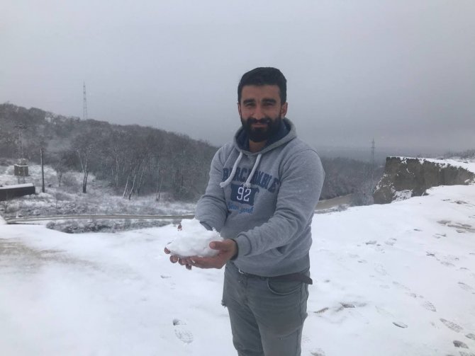 Edirne’nin Yüksek Kesimlerinde Kar Yağışı Etkili Oluyor