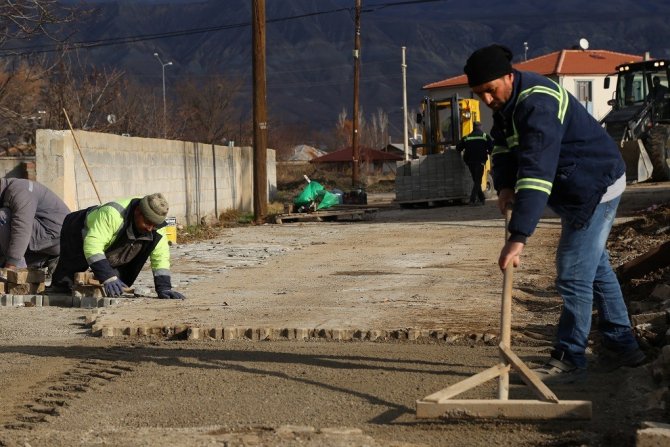 Erzincan’da Üst Yapı Çalışmaları Devam Ediyor