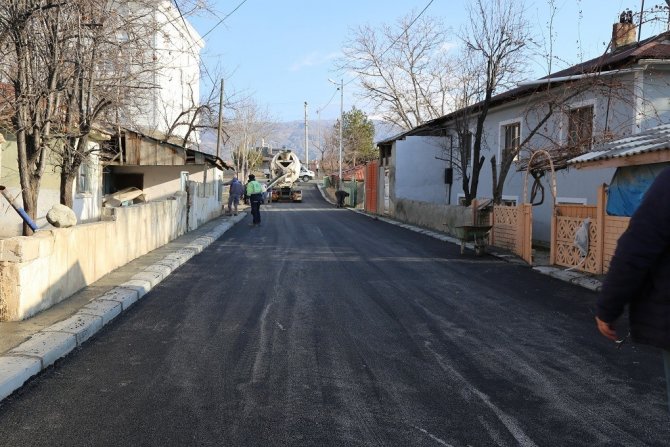 Erzincan’da Üst Yapı Çalışmaları Devam Ediyor